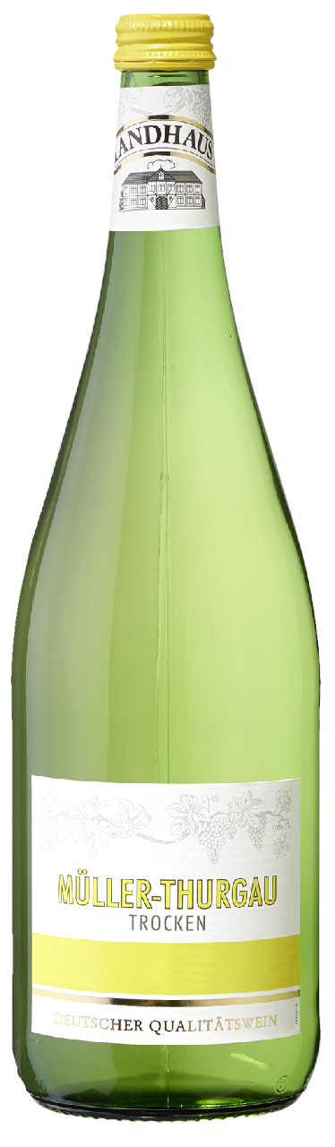 Landhaus Müller - Thurgau trocken Weißwein Honigmelone, Mirabelle - 1 l Flasche