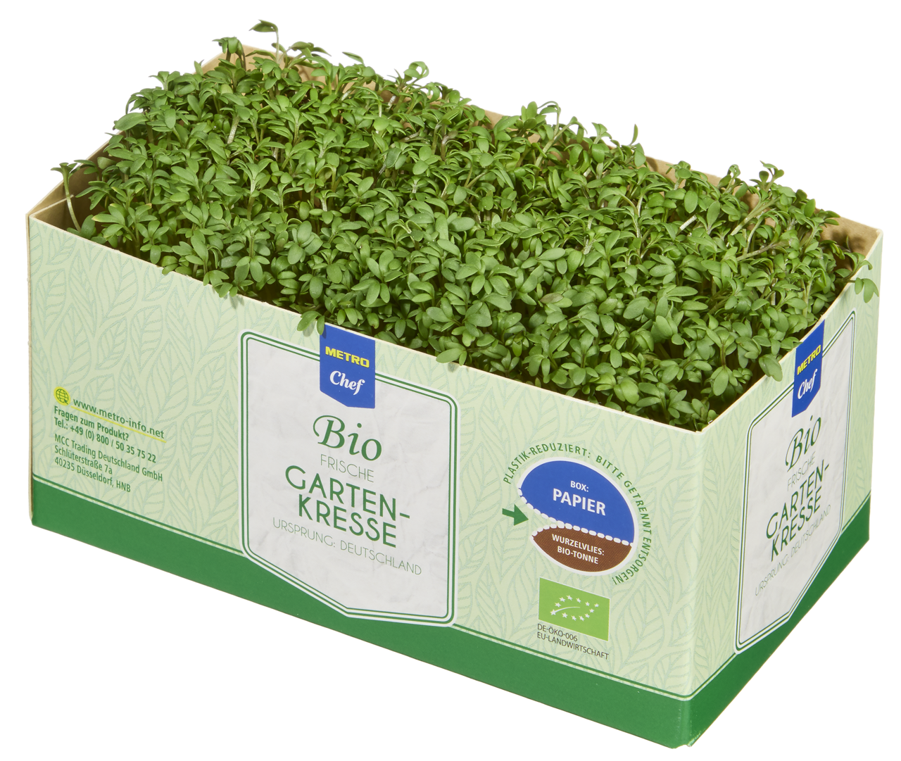 METRO Chef Bio Kresse Deutschland - 40 g Schachtel