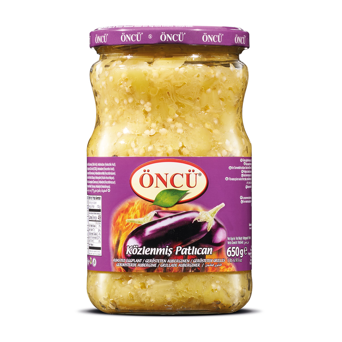 ÖNCÜ Geröstete Auberginen - 650 g Packung