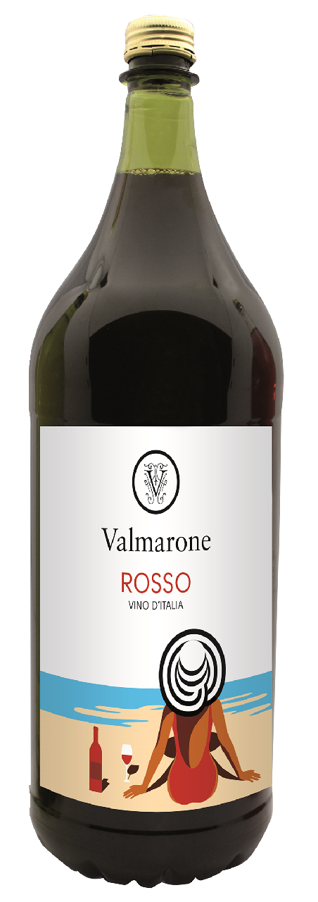 Valmarone Rosso trocken Molinara, Corvina, Rondinella Rotwein Italien - 1 x 2 l Flasche