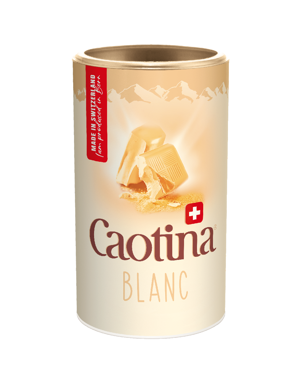 Caotina Kakao, Weiße Schokolade - 500 g
