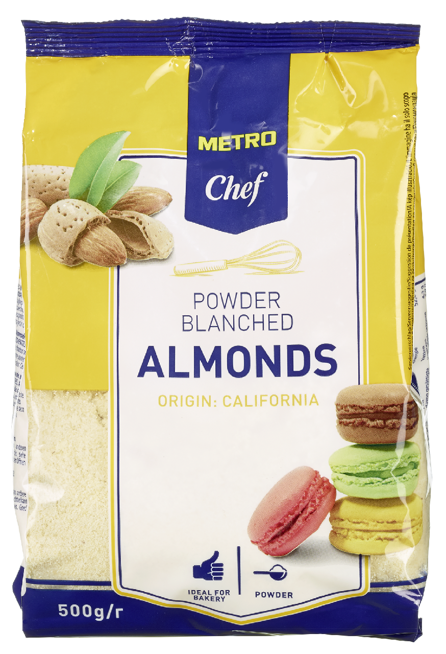 METRO Chef Mandeln gemahlen - 500 g Packung