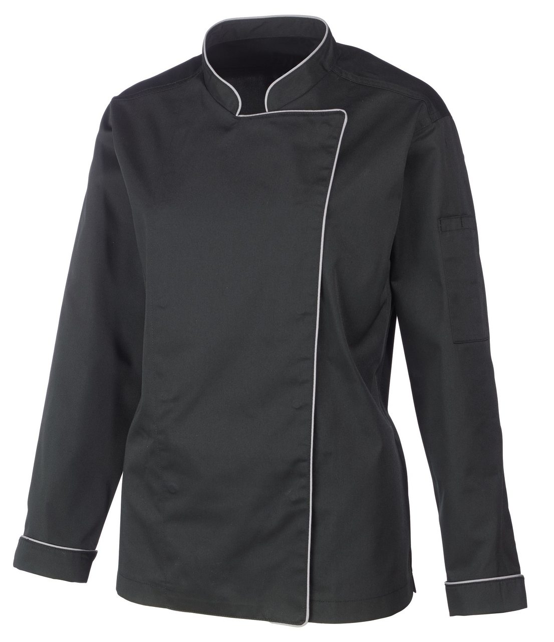 METRO PROFESSIONAL Damen-Kochjacke 1/1 Arm L Black