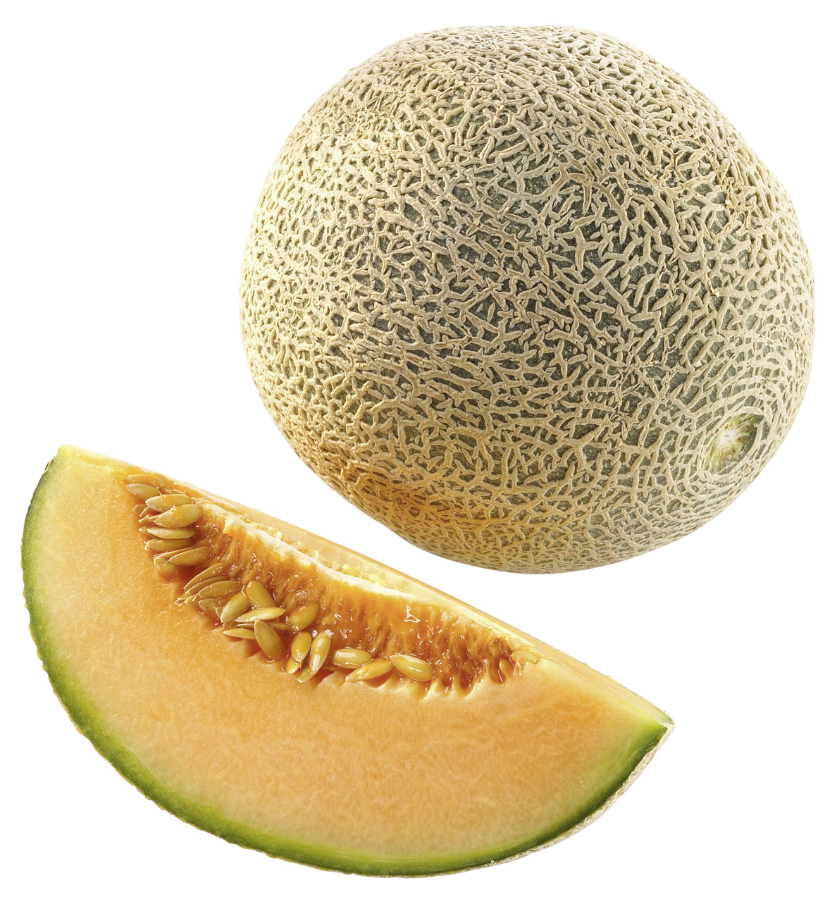 Melonen Cantaloupe Stück