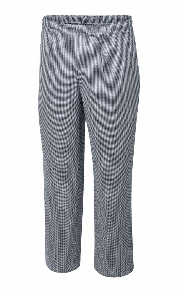 METRO PROFESSIONAL Kochhose Pepita Schwarz/Weiß L