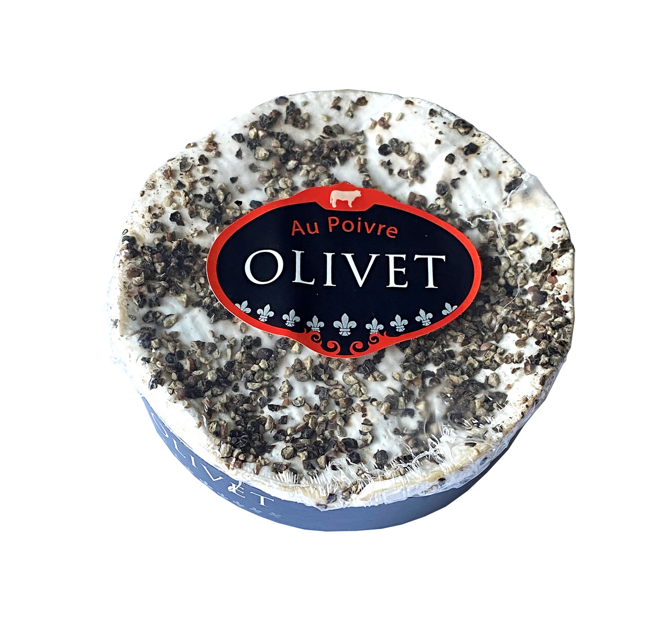 Olivet Poivre französischer Weichkäse mit Pfeffer bedeckt, 45% Fett - 250 g Packung