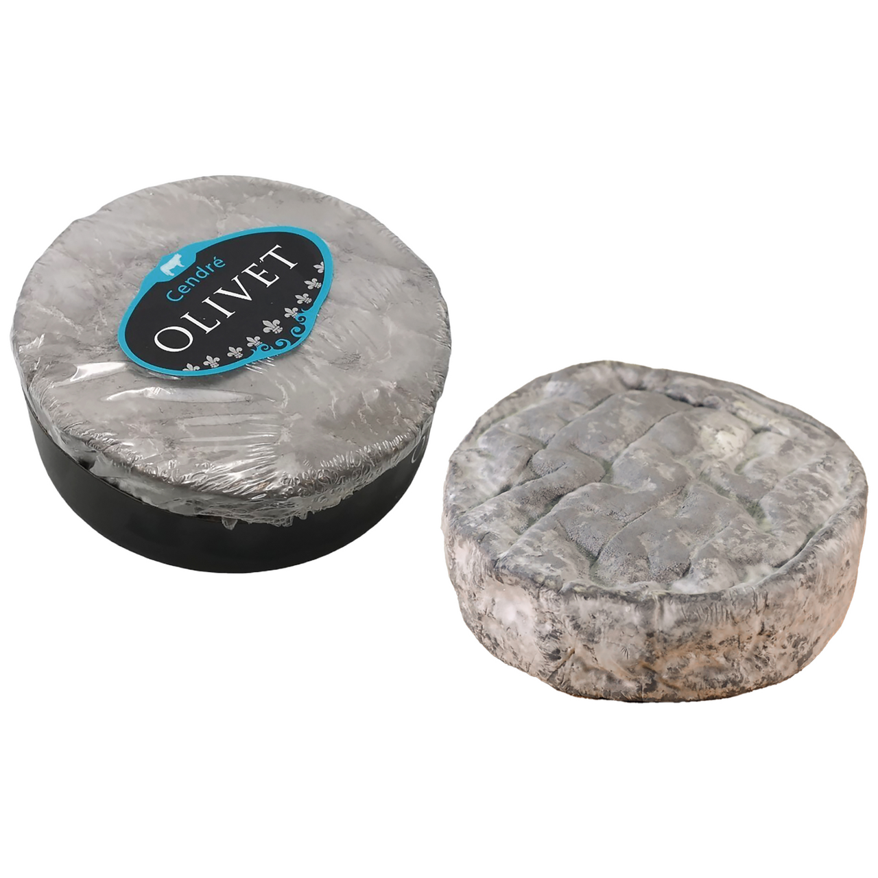 Olivet Cendré französischer Weichkäse mit Asche bedeckt, 45 % Fett - 250 g Packung
