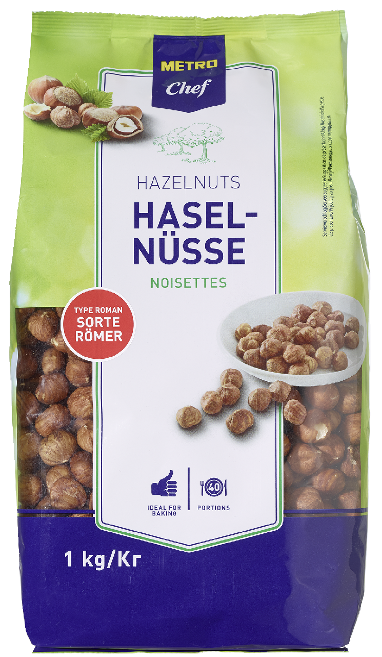 METRO Chef Römer Haselnusskerne Italien - 1 kg Stück
