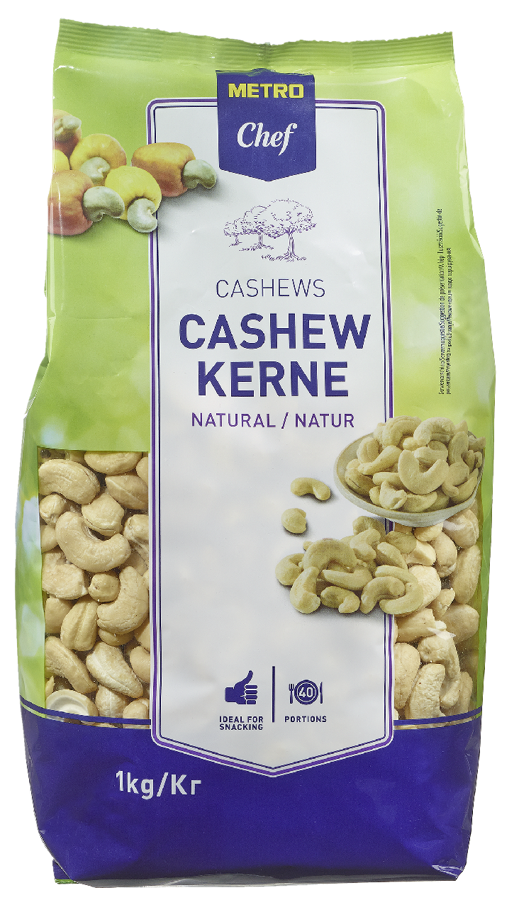METRO Chef Cashewkerne natur Deutschland - 1 kg Beutel