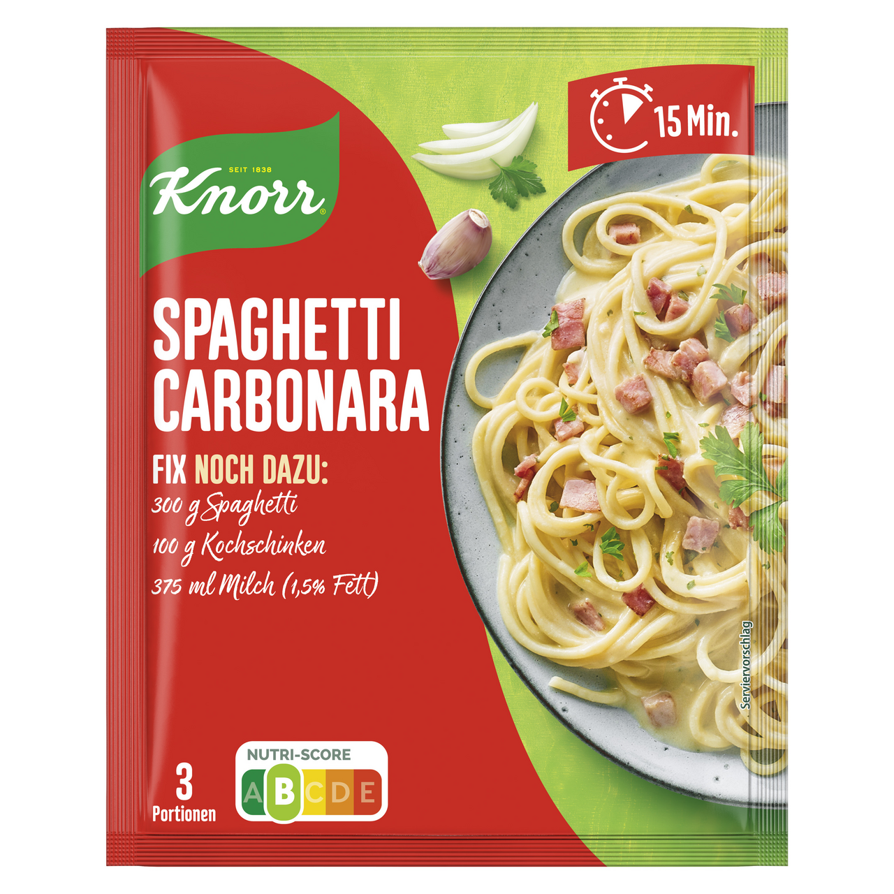 Knorr Fix Würzmischung Spaghetti alla Carbonara - 36 g Beutel