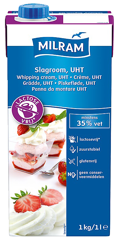 Milram H-Schlagsahne 35 % Fett laktosefrei - 1 l Faltschachtel