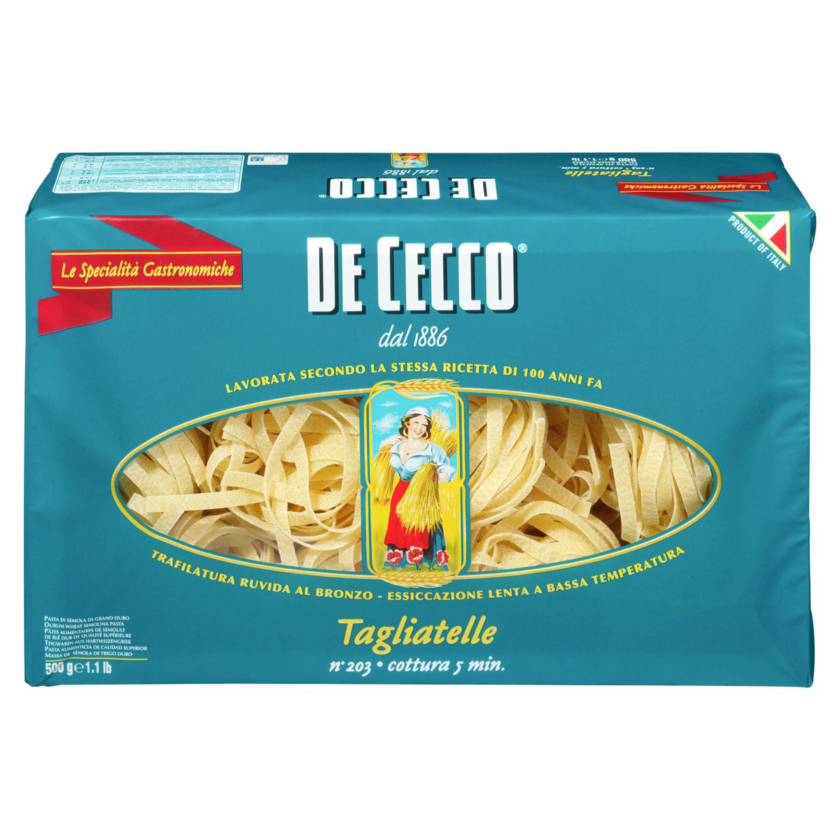 De Cecco Tagliatelle n° 203 Italien - 500 g Packung