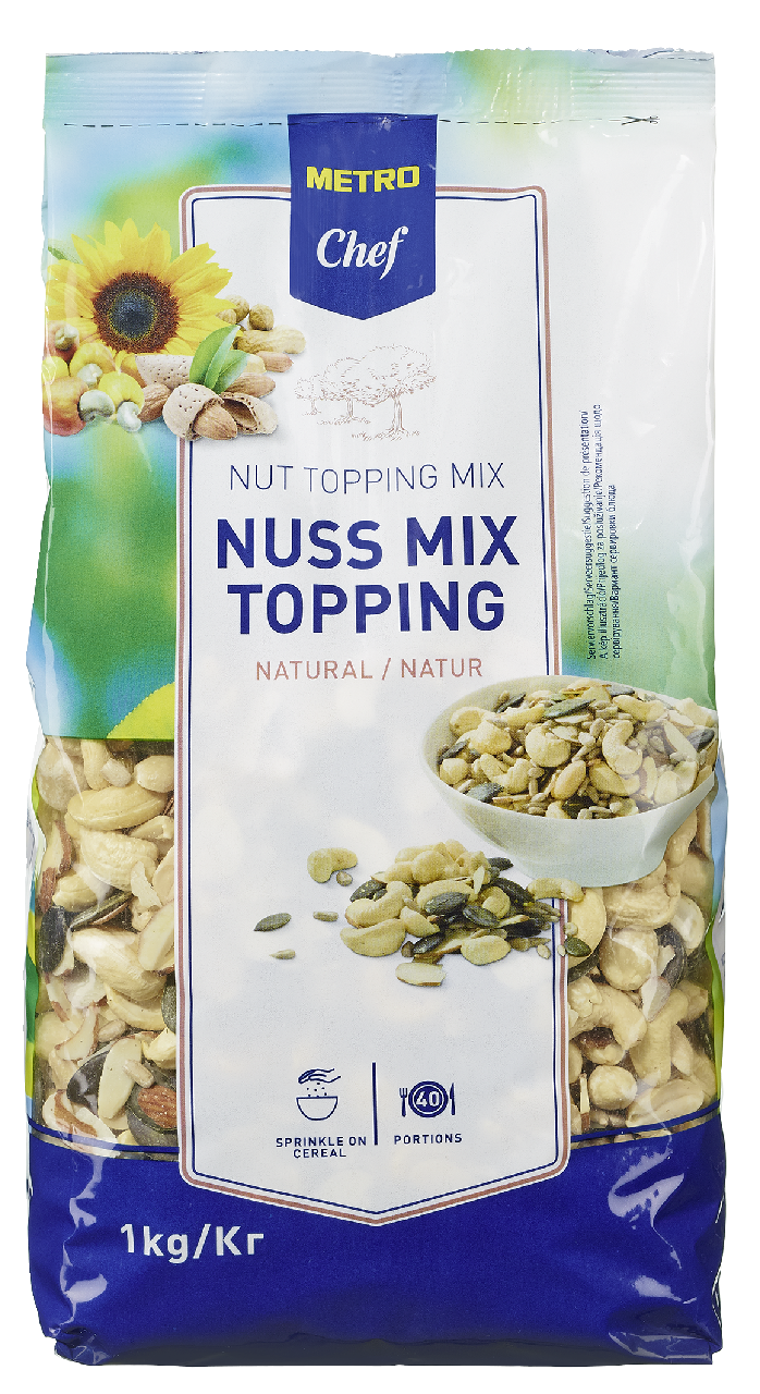 METRO Chef Nuss Topping Mix - 1 kg Beutel