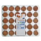 ARO 30 Eier Gr. M weiss / braun Bodenhaltung