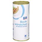 aro Bockwurst im Saitling 10 Stück à ca. 90 g ATG 900 g - 1,61 kg Dose