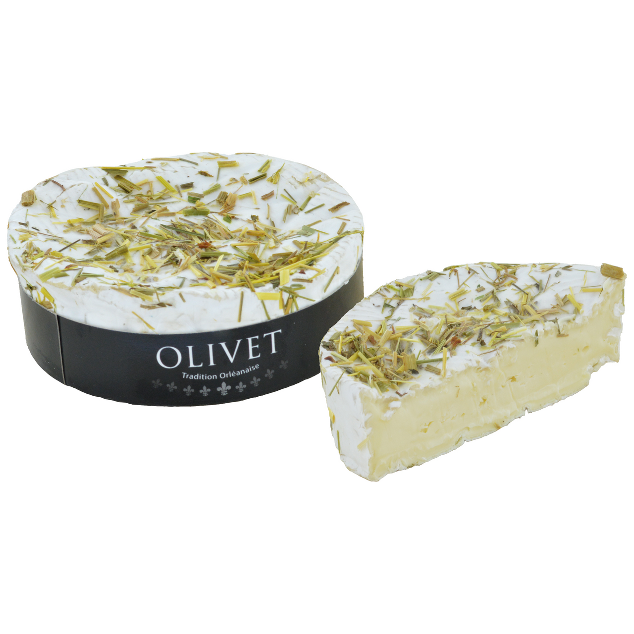 Olivet Foin französischer Weichkäse mit Heu bedeckt, 45 % Fett 250 g Packung