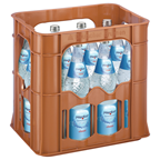 Merkur Mineralwasser Classic Glas Mehrweg - 12 x 700 ml Flasche