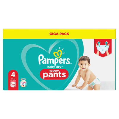 Pampers Baby-Dry Pants 4 Maxi, Giga Pack 9-15 Kg - 108 Stück | METRO
