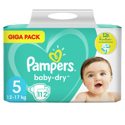 niemand Nadruk schoonmaken Pampers Windeln Baby-Dry Größe 5 Junior, Giga Pack 11-16 Kg - 108 Stück |  METRO