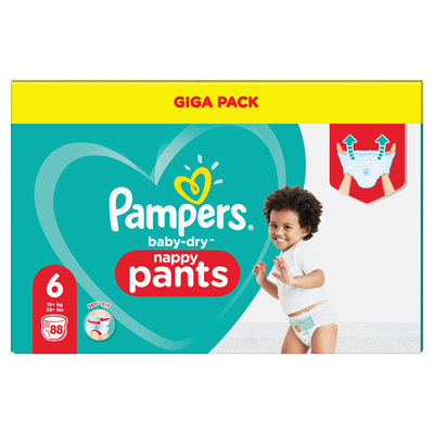 doel paneel bemanning Pampers Baby-Dry Pants Größe 6 Extra Large, Giga Pack 15+ Kg - 84 Stück |  METRO