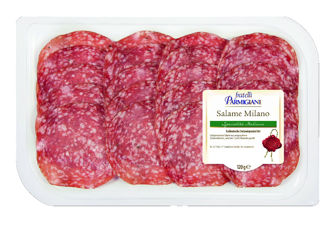Fratelli Parmigiani Salami Milano - 120 g Packung