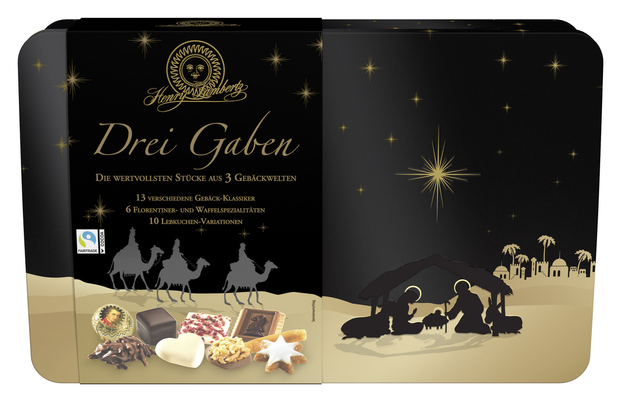 Lambertz Drei Gaben Gebäckmischung - 785 g Tray