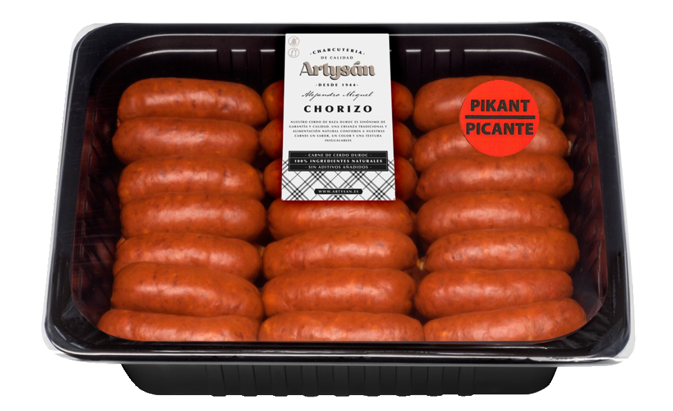 Artysan Chorizo BBQ Pikant - 1 kg Packung