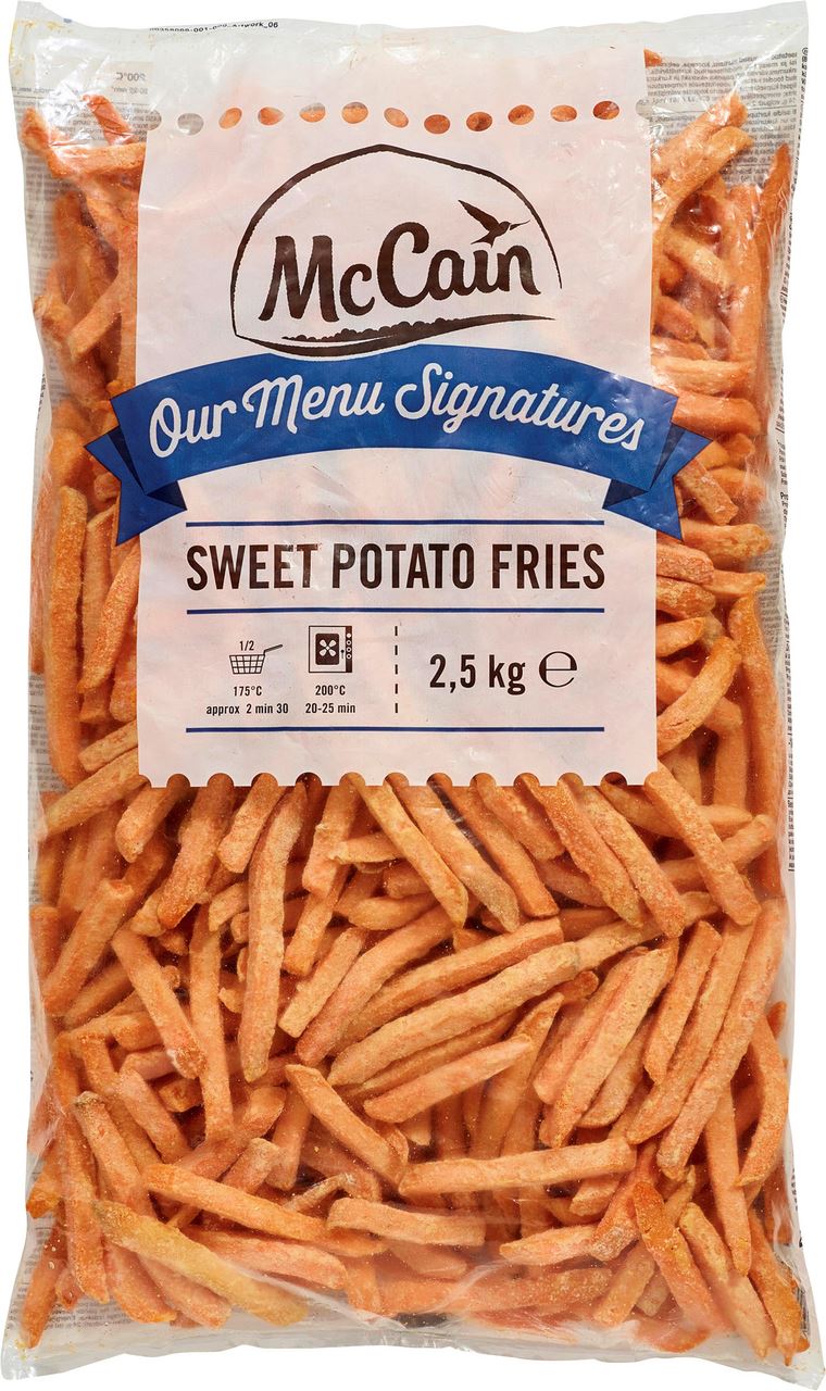 McCain Sweet Potato Fries 11 11 Tiefgefroren 2 5 Kg Beutel mccain-sweet-potato-fries-11-11-tiefgefroren-2-5-kg-beutel