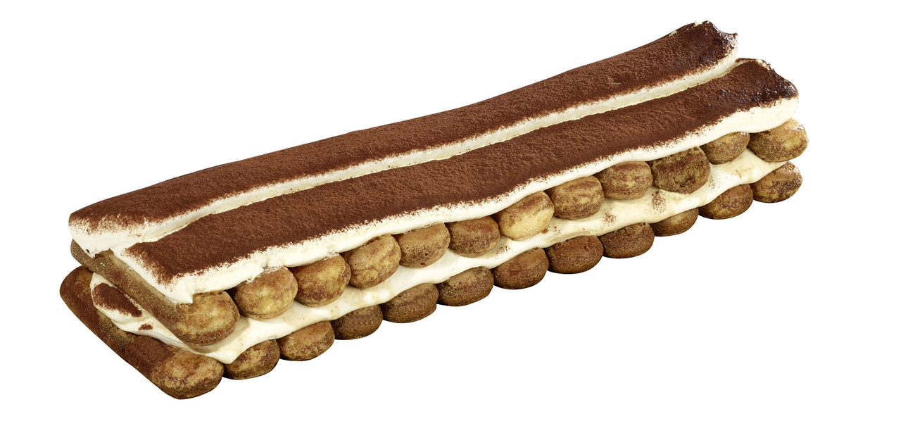 Bindi La Donatella Tiramisu Savoiard mit Kakao & Alkohol verzehrfertig ungeschnitten - 1 kg Packung