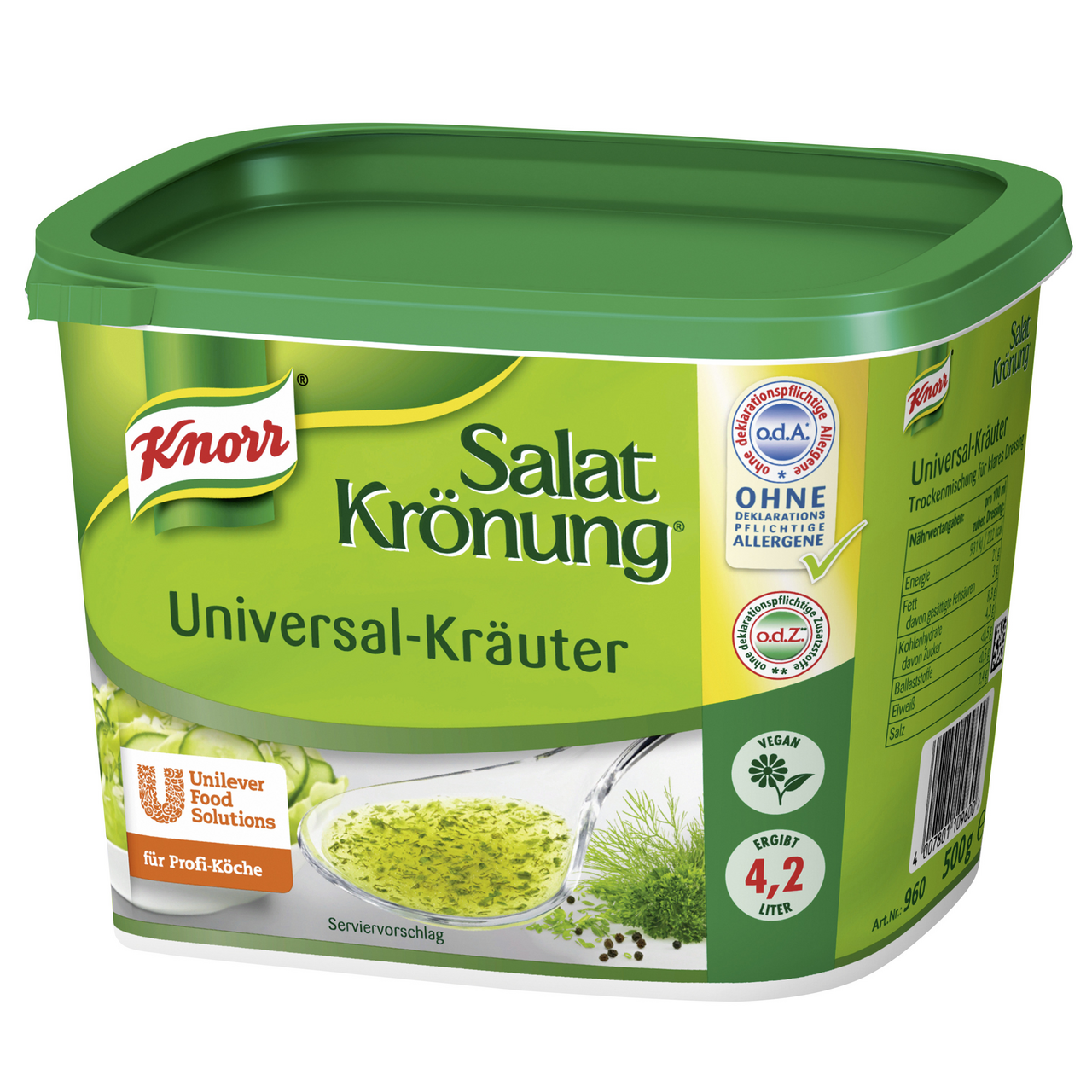 Knorr Universal-Kräuter Salatkrönung - 500 g Dose