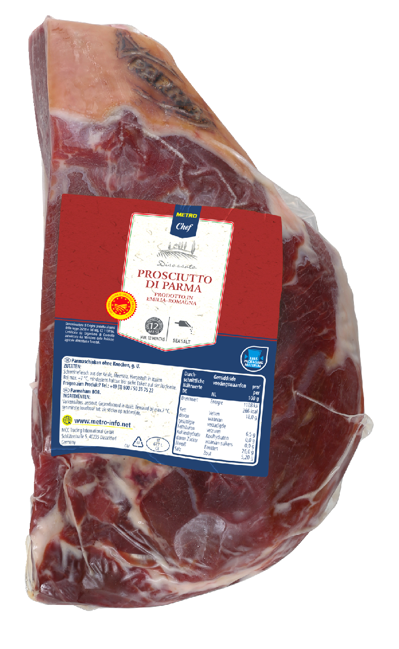 METRO Chef Parma Schinken Pelatello ohne Knochen, ca. 2,5 kg Stück - je kg