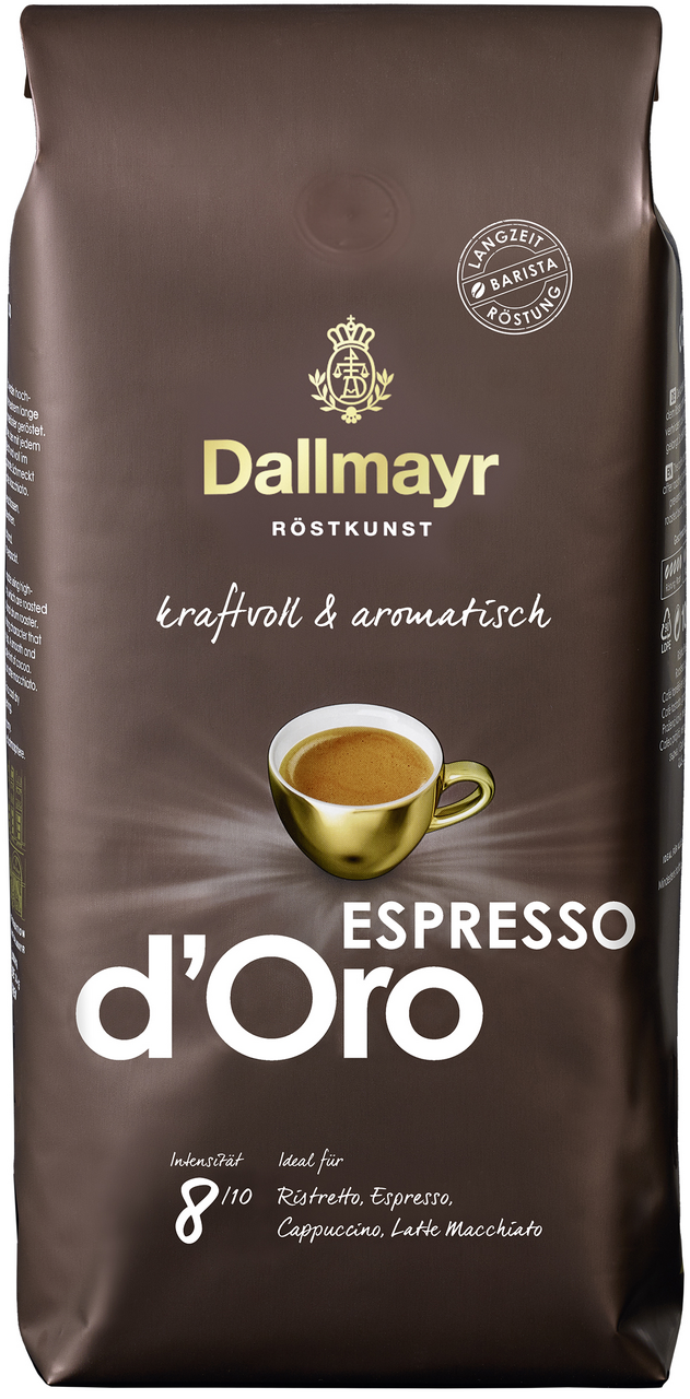 Dallmayr Espresso d’Oro ganze Bohnen - 1 kg Beutel