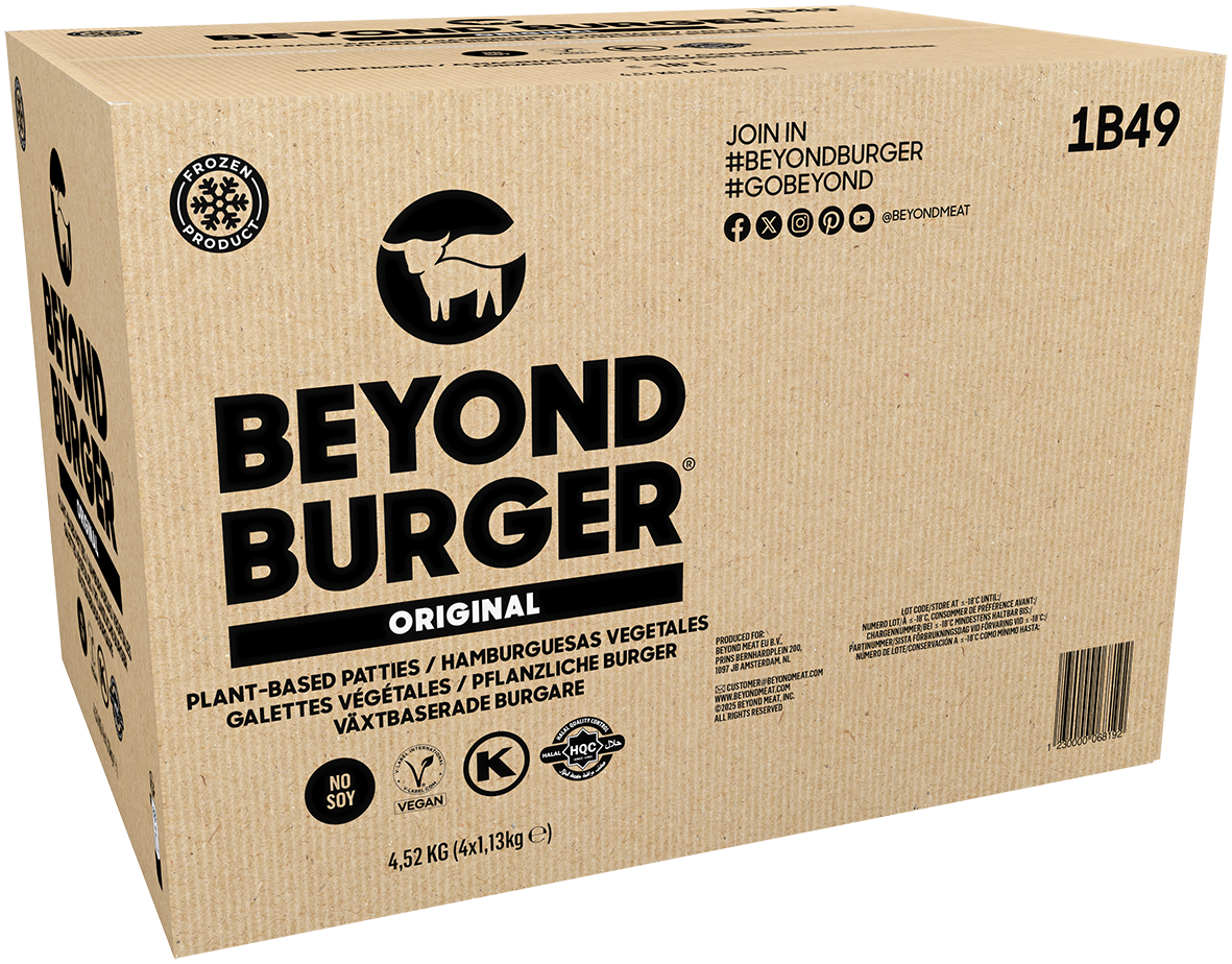 Beyond Meat Beyond Burger tiefgefroren 40 Stück à  ca. 113 g - 4,52 kg Karton