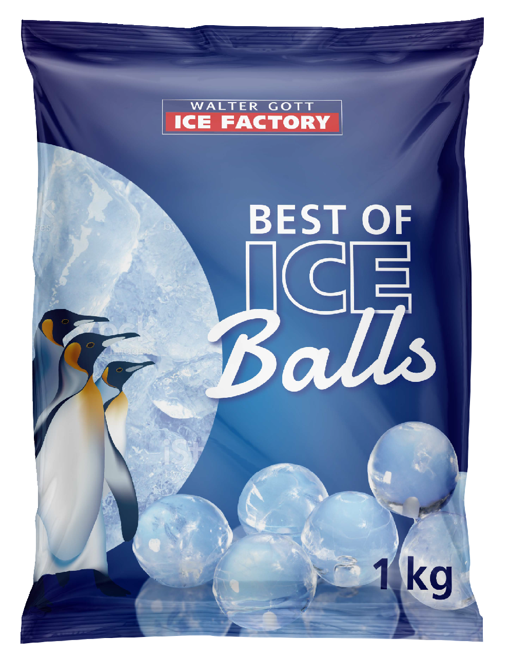 Walter Gott Premium Ice Balls - 1 kg Beutel