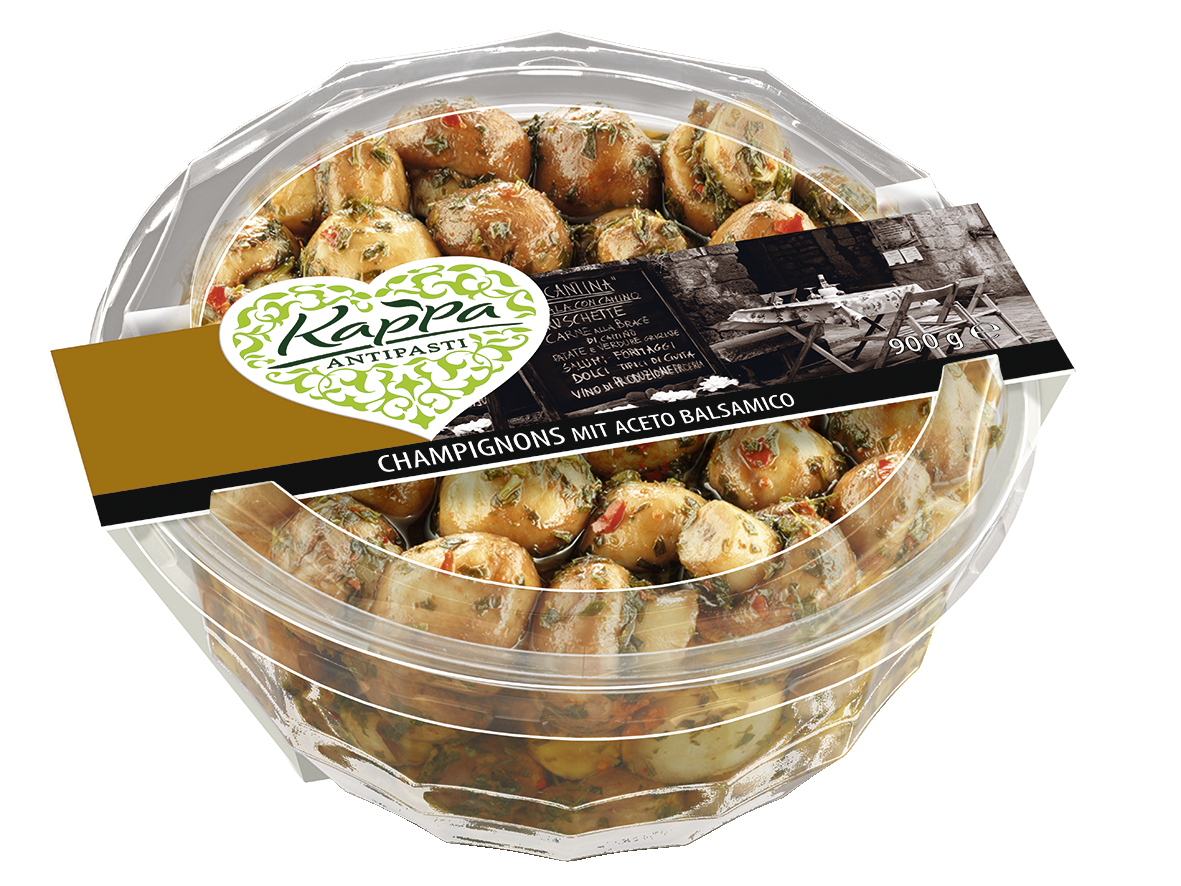 Kappa Champignons Aceto Balsamico gekühlt - 900 g Packung