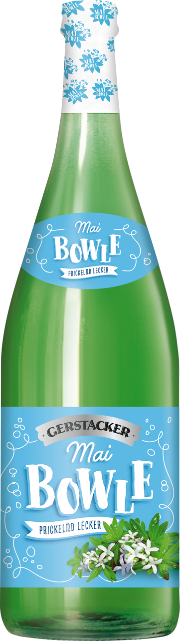 Gerstacker Maibowle aromatisiertes weinhaltiges Getränk - 1 l Flasche