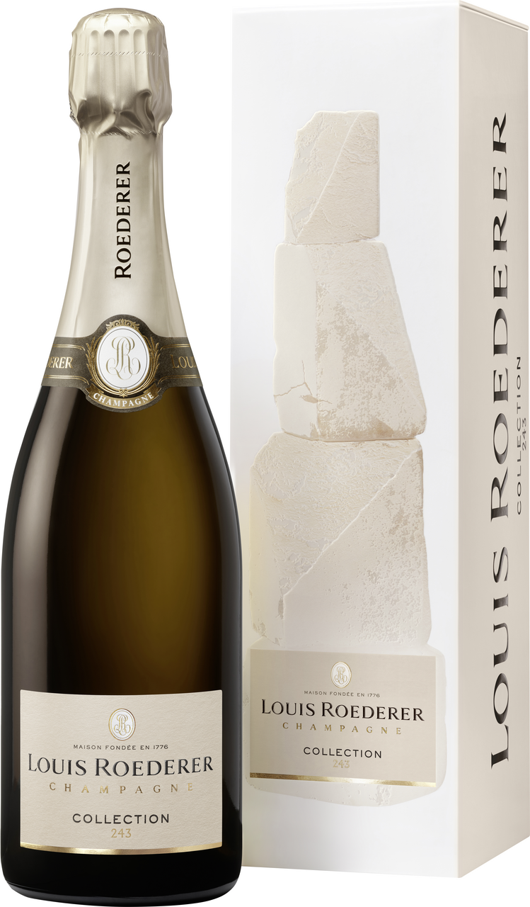 Louis Roederer Champagner Cuvée Collection 242 mit Geschenkverpackung - 750 ml Flasche
