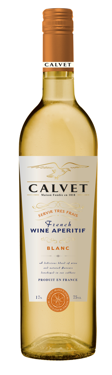 Calvet Wein Aperitif 17 % Vol., Weiß - 750 ml Flasche