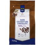 METRO Chef Kuvertüre Buttons Dark 72 % - 2,5 kg Stück