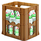 Basinus Mineralwasser Medium Glas - 12 x 0,70 l Flaschen