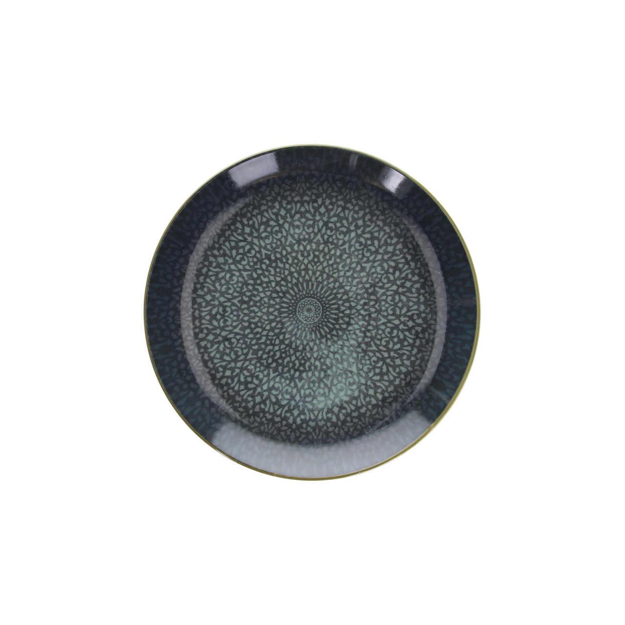 Tognana Teller Oriental flach Ø 26 cm Porzellan Blau