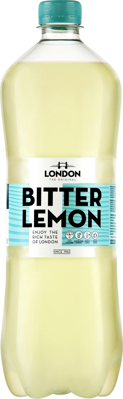 LONDON Bitter Lemon PET Einweg - 1 l Flasche