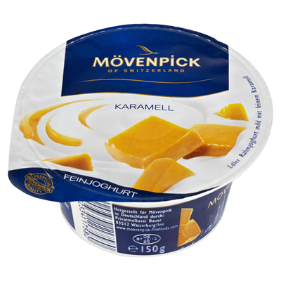 Movenpick Feinjoghurt Karamell 14 Fett Im Milchanteil 150 G Becher Metro