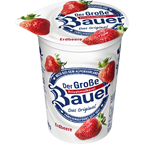 Bauer Fruchtjoghurt, 3,5 % Fett, Erdbeere gekühlt - 250 g Becher