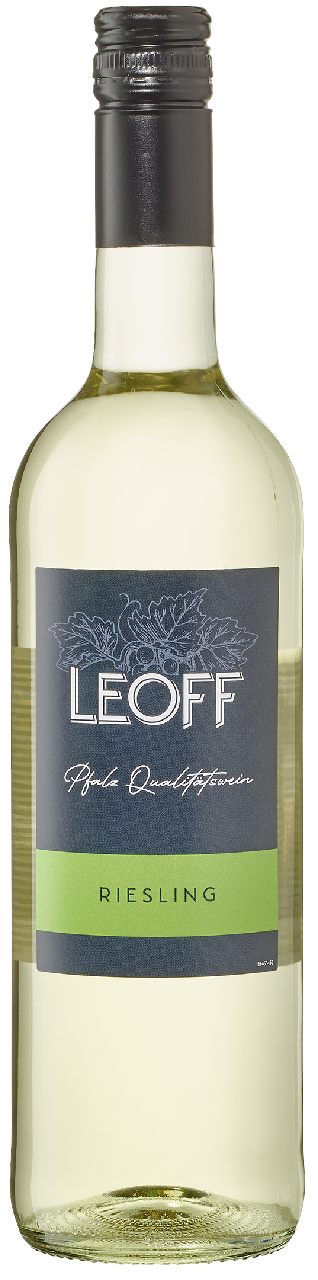 Leoff Riesling Weißwein QBA Qualitätswein 750 ml Flasche
