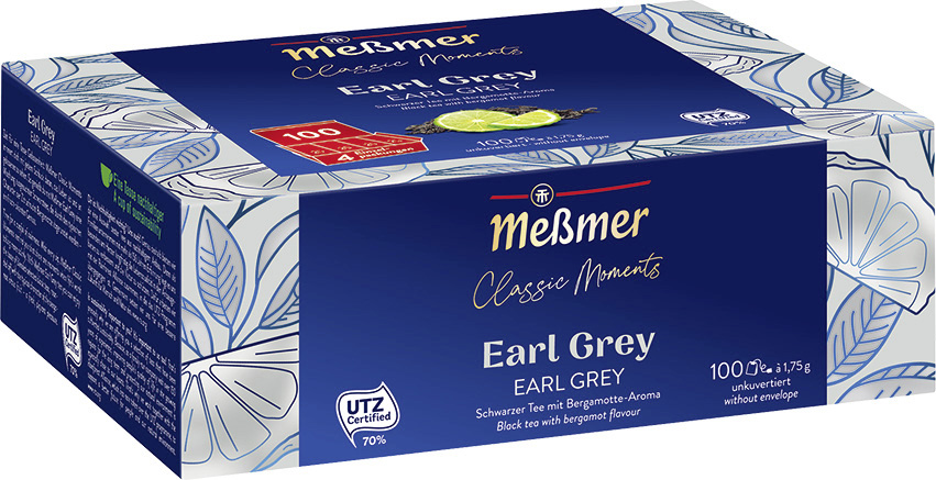 Meßmer Gastro Earl Grey 100 Teebeutel - 175 g Faltschachtel