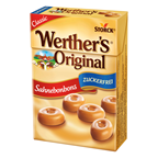 Werther's Original Minis ohne Zucker - 10 x 42 g Boxen