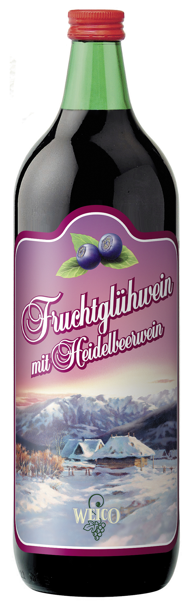 Weico Heidelbeerglühwein 1 l Flasche