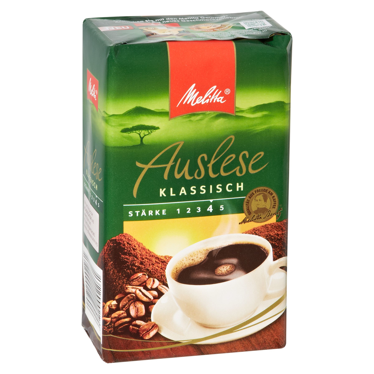 Melitta Cafe Auslese gemahlen, vak.-verpackt 500 g Packung
