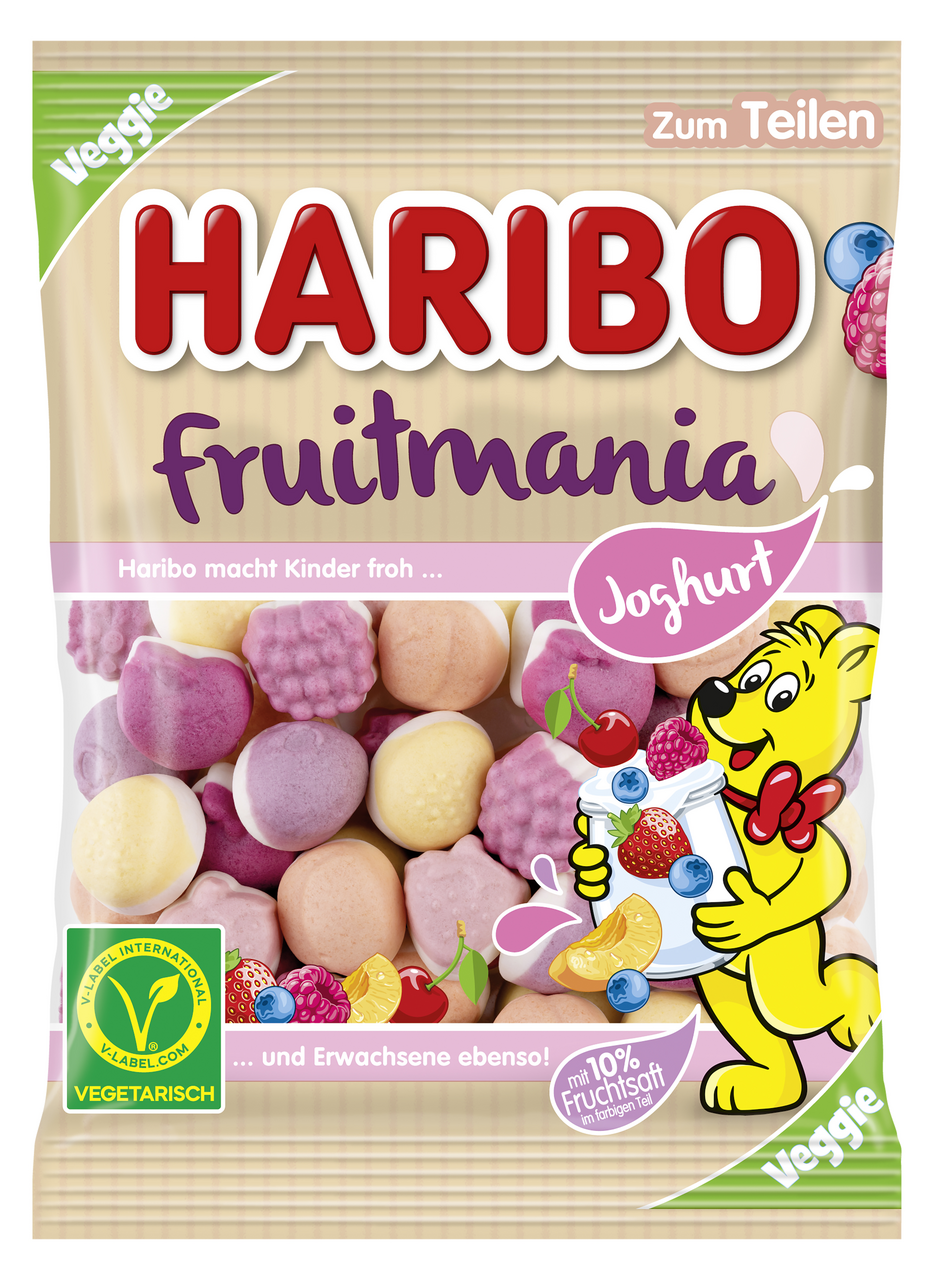 Haribo Fruitmania Joghurt - 160 g Beutel